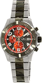 Invicta Specialtyクロノグラフブラックと赤CarnonファイバーダイヤルツートンカラーMens Watch 18050