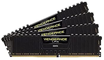 CORSAIR DDR4-3000MHz デスクトップPC用 メモリ Vengeance LPX シリーズ 32GB [8GB × 4枚] CMK32GX4M4C3000C15