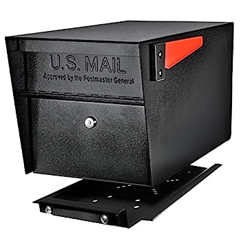 Mail Boss 7500 Mail Manager Pro カーブサイドロックセキュリティメールボックス、ブラック 7500