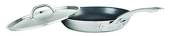Viking Professional 5-Ply Stainless Steel Nonstick Fry Pan, 10 Inch with Lid 141［並行輸入］