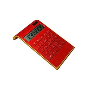 【中古】Dmsc 太陽光発電ファッションスクールのOffice 10桁卓上電卓ツール充電池や太陽の2in1パワード傾斜します。 (Color : Red, Size : A)