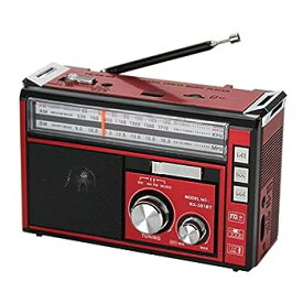 【中古】GELTDN トリプルバンド ラジオ ビンテージ ポータブル プラグイン カード スピーカー FM 半導体ラジオ