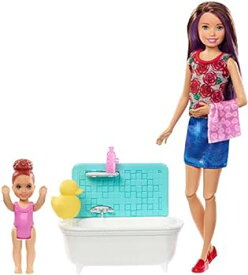 【中古】Barbie Skipper Babysitters Inc. Bathtime Playset