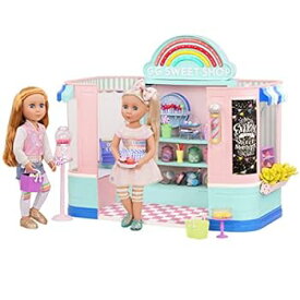【中古】Glitter Girls Sweet Shop Toy Food - Candy Shop プレイセット 237ピース 14インチ人形用 - 3歳以上の女の子のためのごっこ遊びおもちゃ