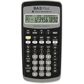 【中古】Texas Instruments BA-II-PLUS TI BA II Plus Calc