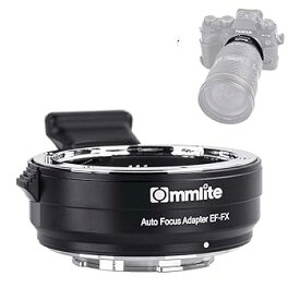 【中古】【国内正規品】 Commlite レンズマウントアダプター CM-EF-FX (キヤノンEFマウントレンズ → 富士フイルムXマウント変換） 電子接点付き