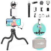 楽天市場】uskeyvision スマホ撮影用マイクセット 三脚 ウインド 