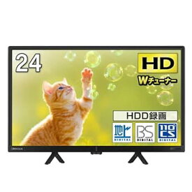 【中古】MAXZEN テレビ 24型 液晶テレビ Wチューナー 裏録画 外付けHDD録画機能 24インチ 24V 地上・BS・110度CSデジタル VAパネル HDMI2系統 ハイビジョ