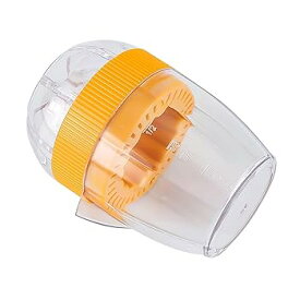 【中古】【未使用】手動ハンドプレスレモンジューサー注ぎやすい蓋付きオレンジ絞り器使いやすいキッチンツール愛好家向けハンドプレスレモン絞り器
