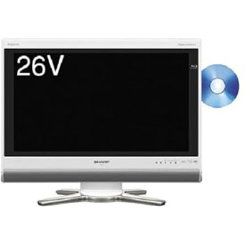 【中古】シャープ 26V型 液晶 テレビ AQUOS LC-26DX1-W ハイビジョン ブルーレイレコーダー内蔵 2008年モデル