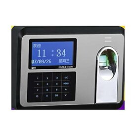 【中古】多機能時計指紋出席マシンネットワークUディスクバックアップ電源IDカード タイムレコーダーの従業員