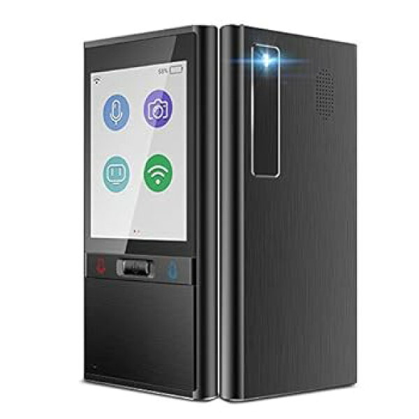 【中古】音声翻訳デバイスサポート 107 言語双方向即時翻訳、写真翻訳用 5 メガピクセルカメラ、グローバル WiFi/ホットスポット、ピンク Warm as ever