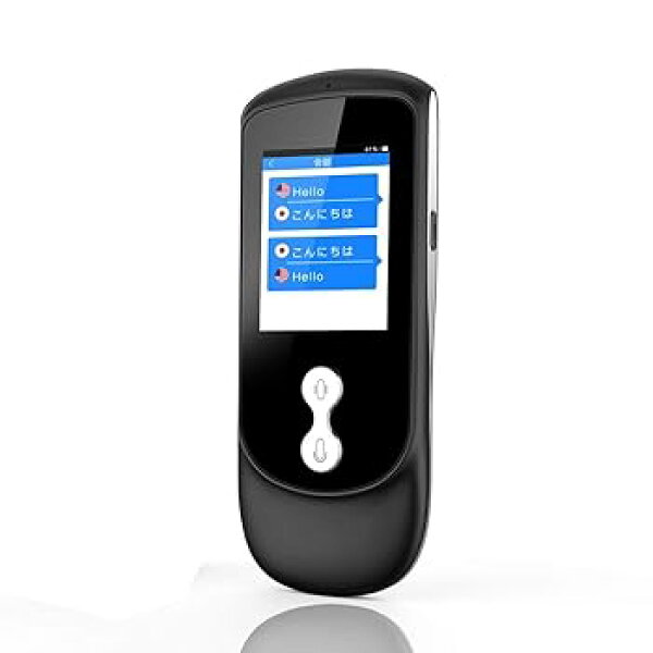 【中古】タッチスクリーン付きスマート音声翻訳デバイス WiFi 双方向リアルタイムインスタント言語翻訳サポート 学習用 39 言語 旅行 ビジネス Warm as e