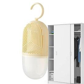 【中古】クローゼット除湿機 再利用可能 | 浴室用除湿機,水コレクター付き除湿器ぶら下げバッグ保護服用に吊り下げ可能 Ukalou