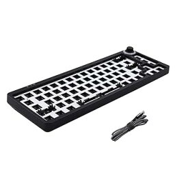 【中古】【未使用】NUOLUX 1セットキーボードDIYキットカスタマイズ有線キーボードケースPCBマウントプレートケース