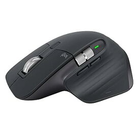 【中古】ロジクール アドバンスド ワイヤレスマウス MX Master 3 MX2200sGR Unifying Bluetooth 高速スクロールホイール 充電式 FLOW 7ボタン windows Ma