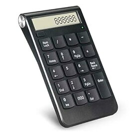 【中古】正確なコンピューター 2ノートパソコン用LCD SN電卓が財務/会計/財務用の1つ4Gワイヤレステンキーで2 in 1 4G無線数字キーパッド（カラー：ブラ