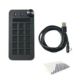 【中古】MBox N1 テンキー型左手デバイス(ブラック/149.6×75.6×36.29(14.52)mm)＆おもてな紙セット PC作業 ワンタッチ テンキー 電卓 ショートカット