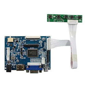 【中古】VSDISPLAY HD VGA 2AV LCDコントローラ基板 対応 6.5インチ~9インチ 800x480 50pin コネクタ TTL 液晶