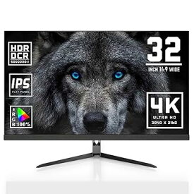 【中古】4K モニター 32インチ IPS ディスプレイ スピーカー内蔵 UHD ゲーミング HDR 3840×2160/ノングレア/FreeSynk/HDMI/DisplayPort/薄型 YSM-AD320U