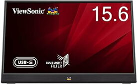【中古】【未使用】ViewSonic ビューソニックジャパン 15.6インチ USB-C搭載モバイルモニター VA1655 (フルHD/IPS/60Hz/スピーカー内蔵/mini HDMI,USB Type-C/縦置