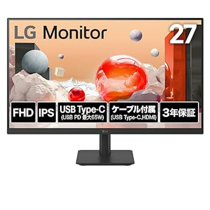 楽天市場】【中古】【未使用】LG モニター ディスプレイ 27MS530B-B 27 