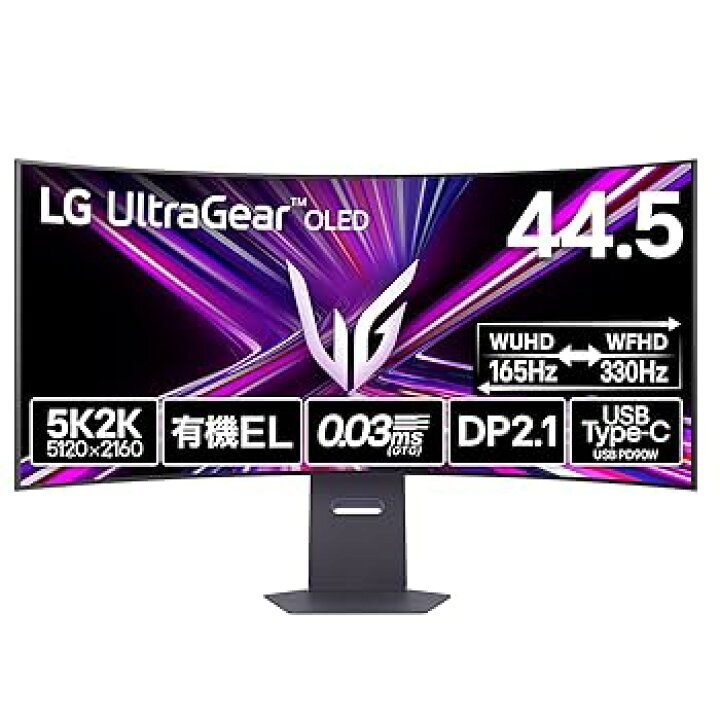 楽天市場】【中古】LG OLED ゲーミングモニター 45GX950A-B 44.5インチ 