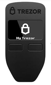 【中古】【未使用】ビットコインウォレットTREZOR（トレザー） (ブラック)