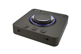 【中古】【未使用】Creative Sound Blaster X4 外付けUSB DACアンプ Super X-Fi、7.1サラウンド、光学I/O、マイク/ヘッドセット/ライン入力 - PCとMac用