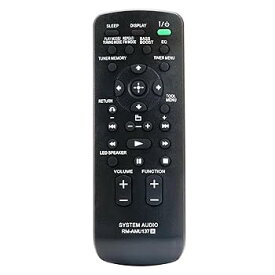 【中古】【未使用】RM-AMU137 交換用リモコン Sony Home Audio Micro Hi-Fiコンポーネントステレオシステム RM-AMU009 CMT-MX550I CMT-FX300i CMT-HX35R CMT-HX50BT