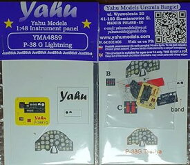 【中古】ヤフーモデル YMA4889 1/48 P-38 G ライトニング 計器盤 (タミヤ用）