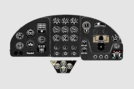 【中古】ヤフーモデル YMA4840 1/48 サヴォイア SM.79 I 計器盤 (トランぺッター用）