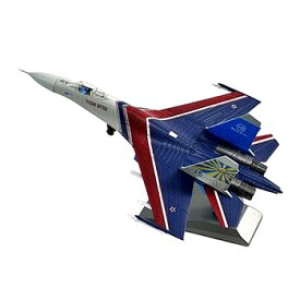 【中古】【未使用】Qialexicon 1:100スケール SU-27 パフォーマンス航空機モデル飛行機モデル装飾コレクション 内閣官房テーブルセンターピース用スタンド付き
