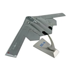 【中古】【未使用】Qialexicon 1:200スケール H-20 戦略ステルス戦闘機モデル スタンド付き 教育ツール 装飾オーナメント ホームシェルフ テーブルセンターピース用