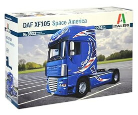 【中古】【未使用】プラッツ イタレリ 1/24 DAF XF105 スペースアメリカキャブ トレーラーヘッド プラモデル IT3933 (自動車)