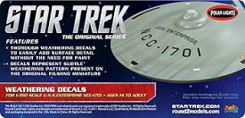 【中古】【未使用】ポーラライツ 1/350 スタートレック 宇宙大作戦 U.S.S.エンタープライズ NCC-1701用 ウェザリングデカール