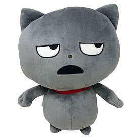 【中古】【未使用】QIDUHUQI キャラクター わるめの事を考えている表情がたまらない にしむらゆうじ作品 わるめのねこ めちゃでか ぬいぐるみ 約32cm 公式 グッズ