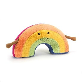 【中古】【未使用】Jellycat【ジェリーキャット】Amuseable Rainbow soft toy 32cm レインボー 虹 ぬいぐるみ Mサイズ