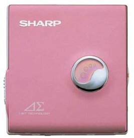 【中古】 SHARP シャープ MD-DS30-P ピンク 1ビットデジタルアンプ ポータブルMDプレイヤー MDLP対応