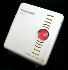 【中古】 Panasonic パナソニック SJ-MJ19-W ホワイト ポータブルMDプレーヤー MDLP対応 MD再生専用機 MDウォークマン