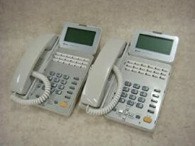 【中古】 日本電信電話 GX- (18) STEL- (2) (W) 2台セット NTT αGX 18ボタン標準スター電話機 ビジネスフォン