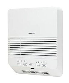 【中古】 山善 YAMAZEN 大風量 セラミックヒーター 壁掛タイプ (温度センサー) (1200 600W 2段階切替) (風量2段階調節) (切タイマー 最大6時間) (8時間オートオ