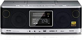 【中古】 東芝 CDラジオ ハイレゾ対応 Bluetooth Aurex TY-AH1000 (S) ブラック×グレー