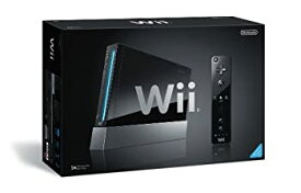 【中古】 Wii本体 (クロ) ( Wiiリモコンジャケット 同梱) RVL-S-KJ