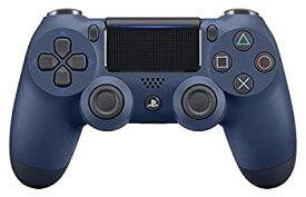 【中古】 ワイヤレスコントローラー DUALSHOCK 4 ミッドナイト・ブルー