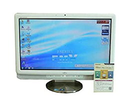 【中古】 富士通 デスクトップパソコン F/E70T ホワイト デスクトップ 一体型 本体 Windows7 Core 2 Duo DVD 地デジ 4GB/500GB