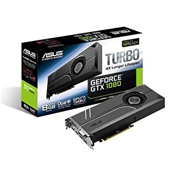  ASUS NVIDIA GeForce GTX1080ビデオカード メモリ8GB TURBO-GTX1080-8G