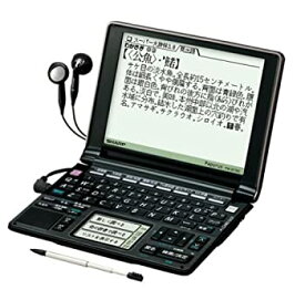 【中古】 SHARP シャープ 電子辞書 Papyrus パピルス PW-AT760-B ブラック 選べる手書きパッド 100コンテンツ収録 音声・カードスロット対応