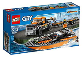 【中古】 LEGO レゴ シティ パワーボートと4WDキャリアー 60085
