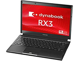 【中古】 東芝 dynabook RX3 TM226Y/3HD PPR3TM2Y3VRNG (Win7Pro/Ci3-2.27GHz/メモリ-2GB/SSD-128GB/DVD-Sマルチ/13.3インチ/wi-fi)